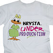 Under ProDUCKtion Personalized Maternity T-shirt 31433X